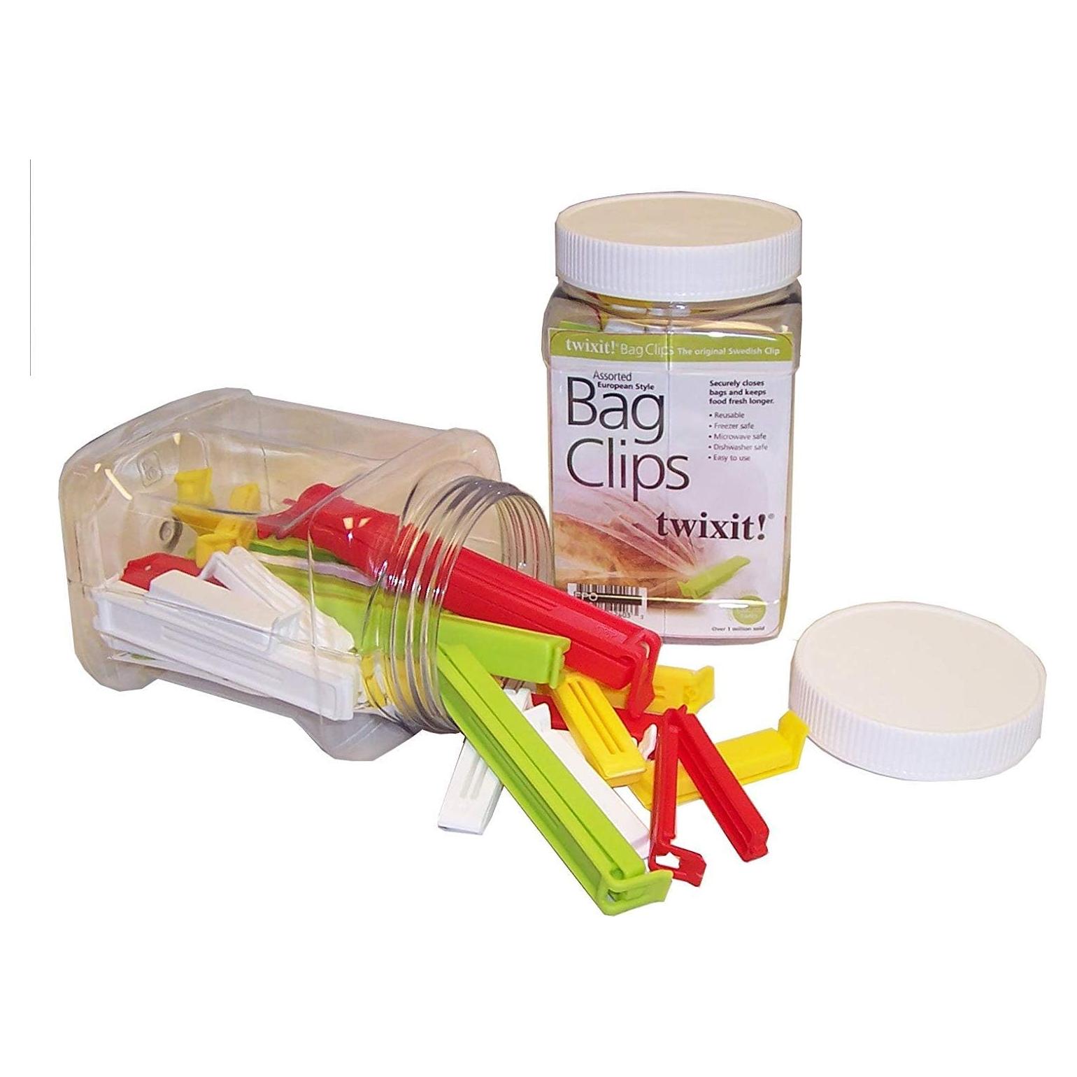 Pinzas para bolsas Twixit Linden Sweden - Set de 27 piezas