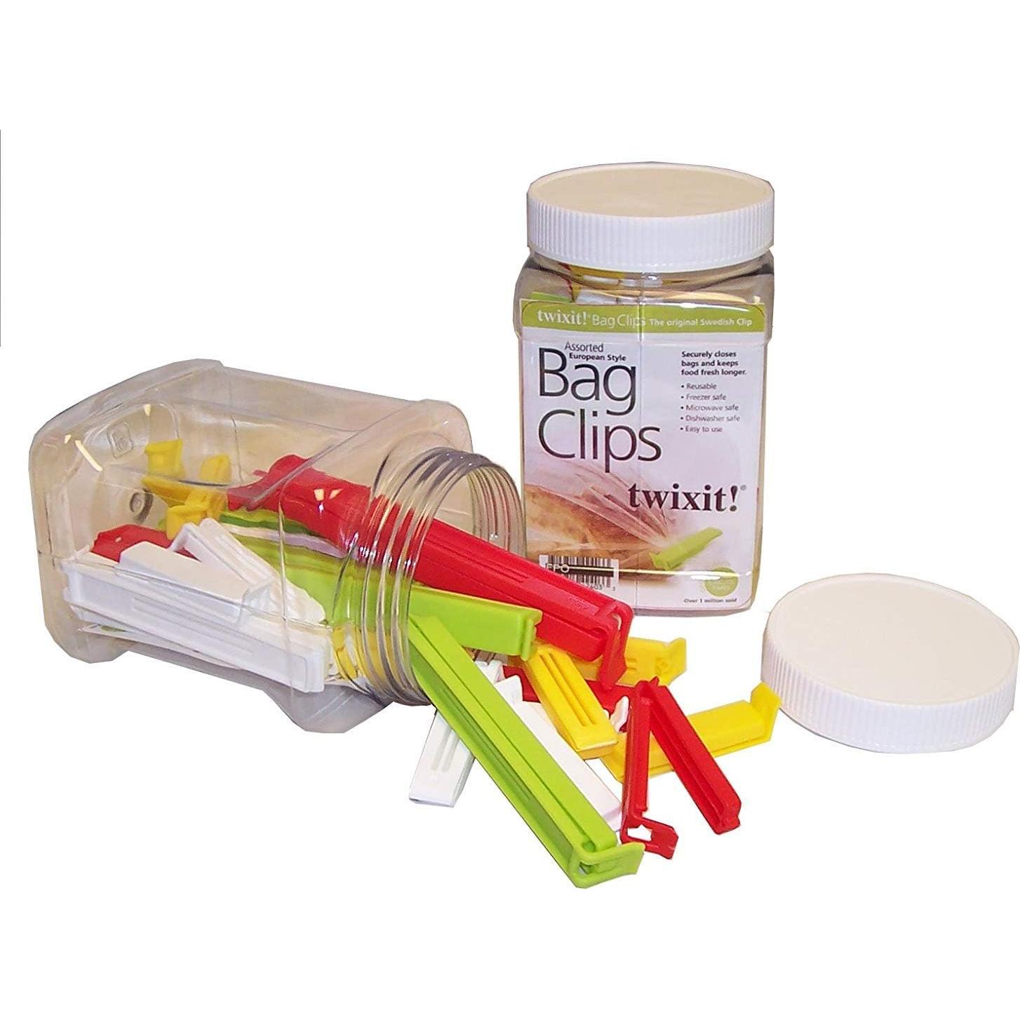 Pinzas para bolsas Twixit Linden Sweden - Set de 27 piezas