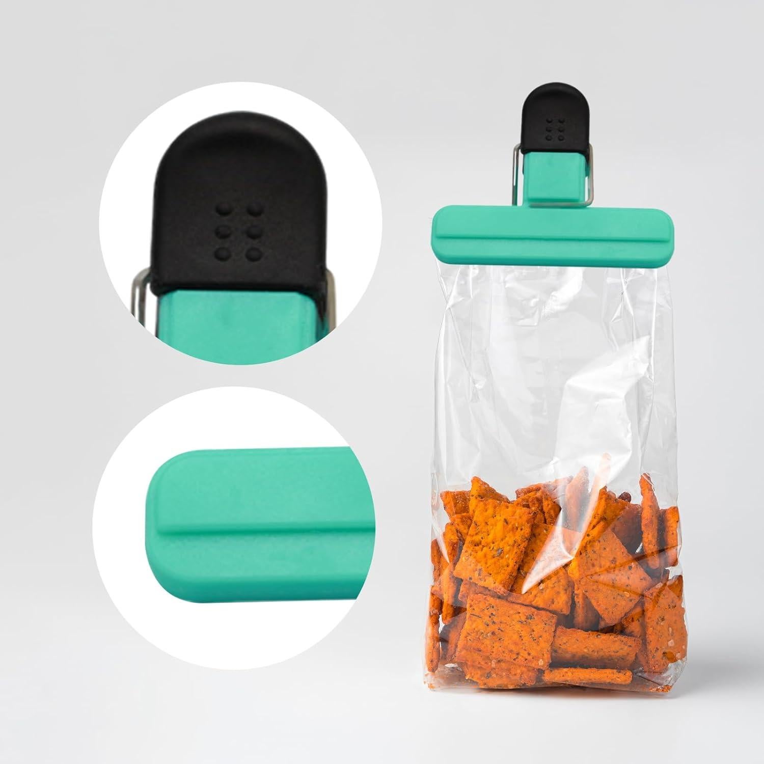 Clip de Sellado Fuerte Anphly - 8 Piezas para Alimentos