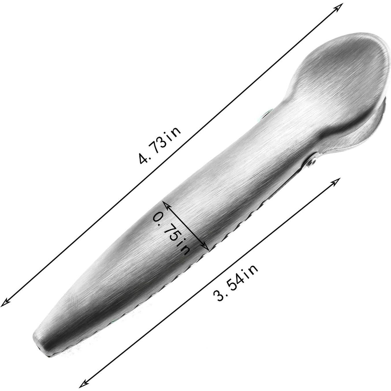 6 Clips de Acero Inoxidable RuiLing para Sellado de Alimentos