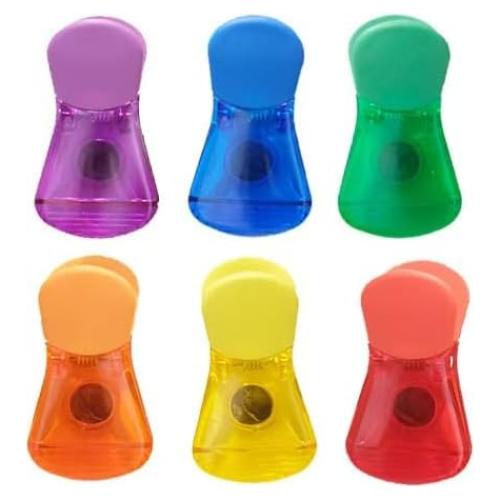 Clips Magnéticos Multicolor Dervyxious para Sellado de Alimentos - 12 Piezas