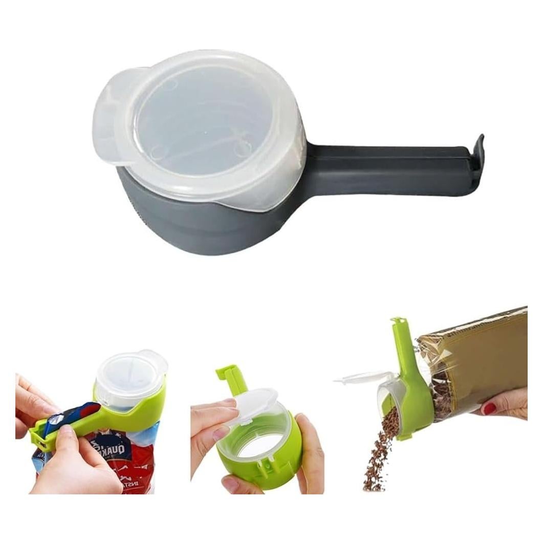 Clip para Sellar y Verter Alimentos Darfooper 1 Pcs Reutilizable