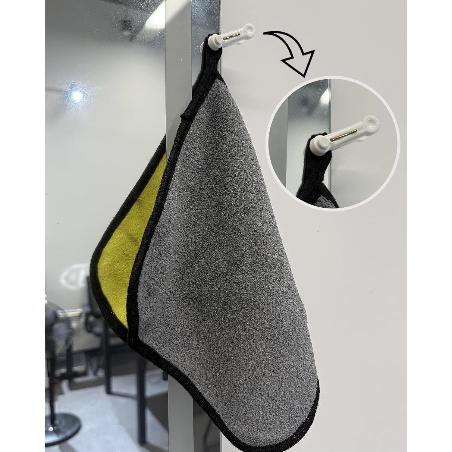 12 Pinzas de Plástico CUARUSUIKA para Ropa y Comida - Blanco y Gris