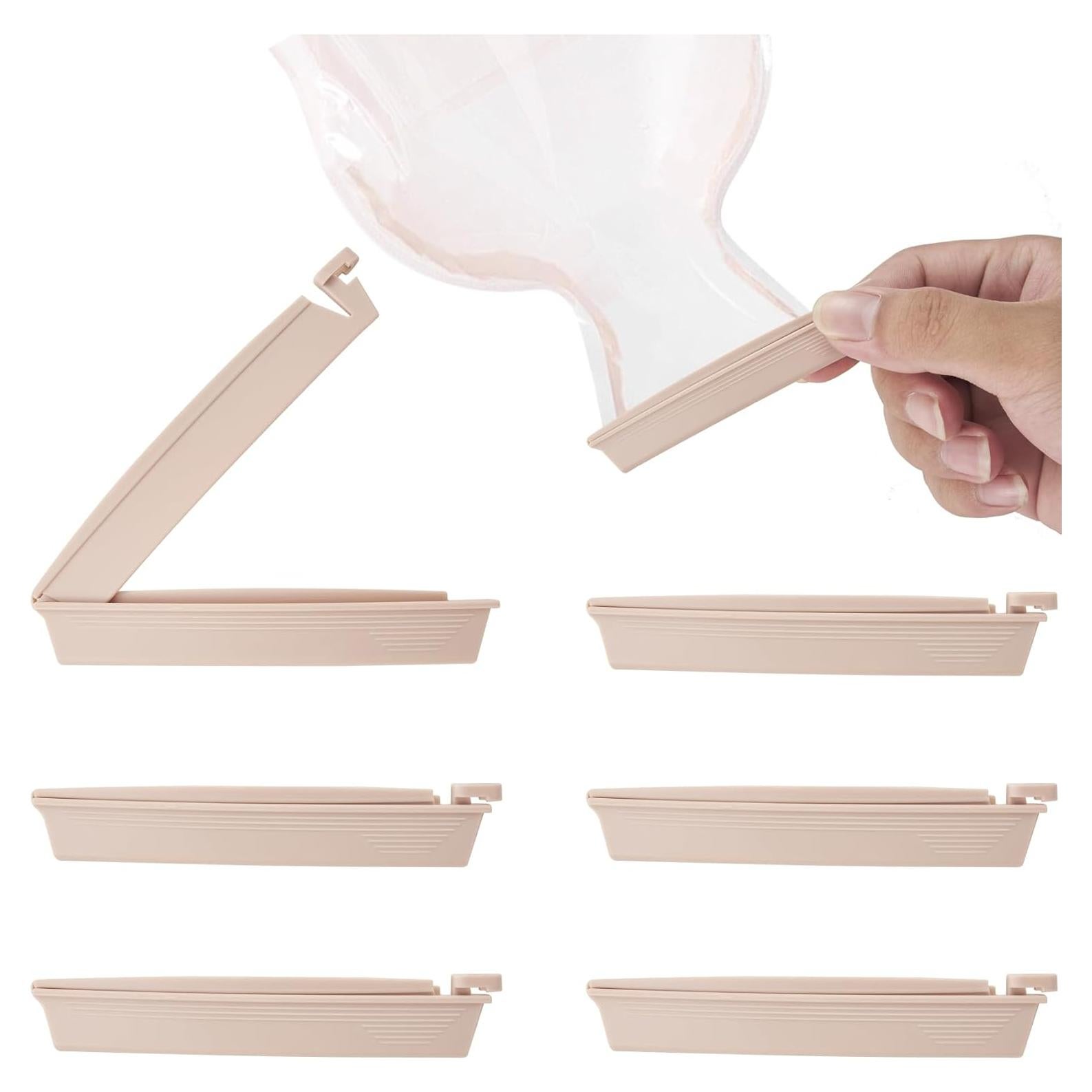 6 Clips Selladores Reutilizables para Colostomía DC, Antifugas