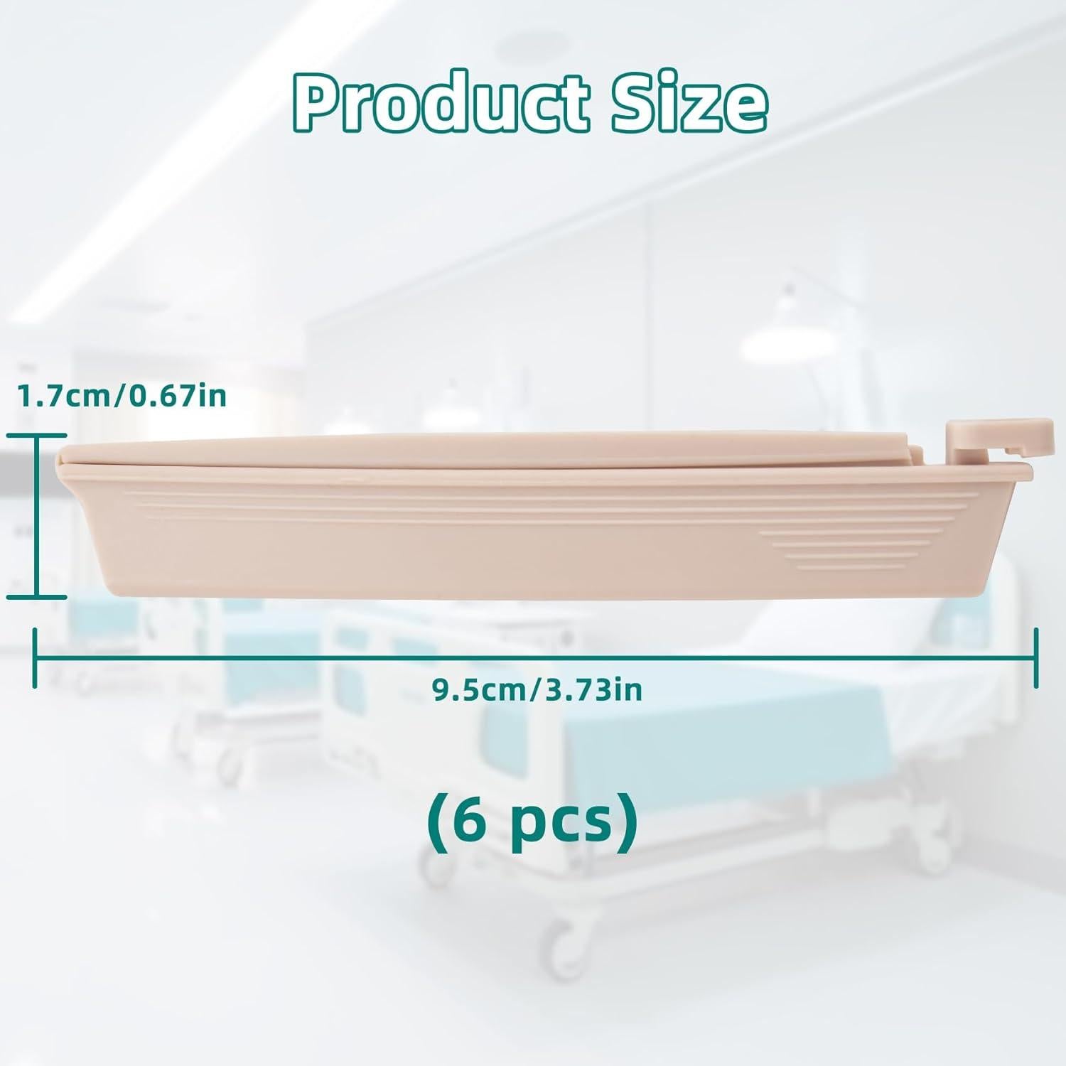 6 Clips Selladores Reutilizables para Colostomía DC, Antifugas