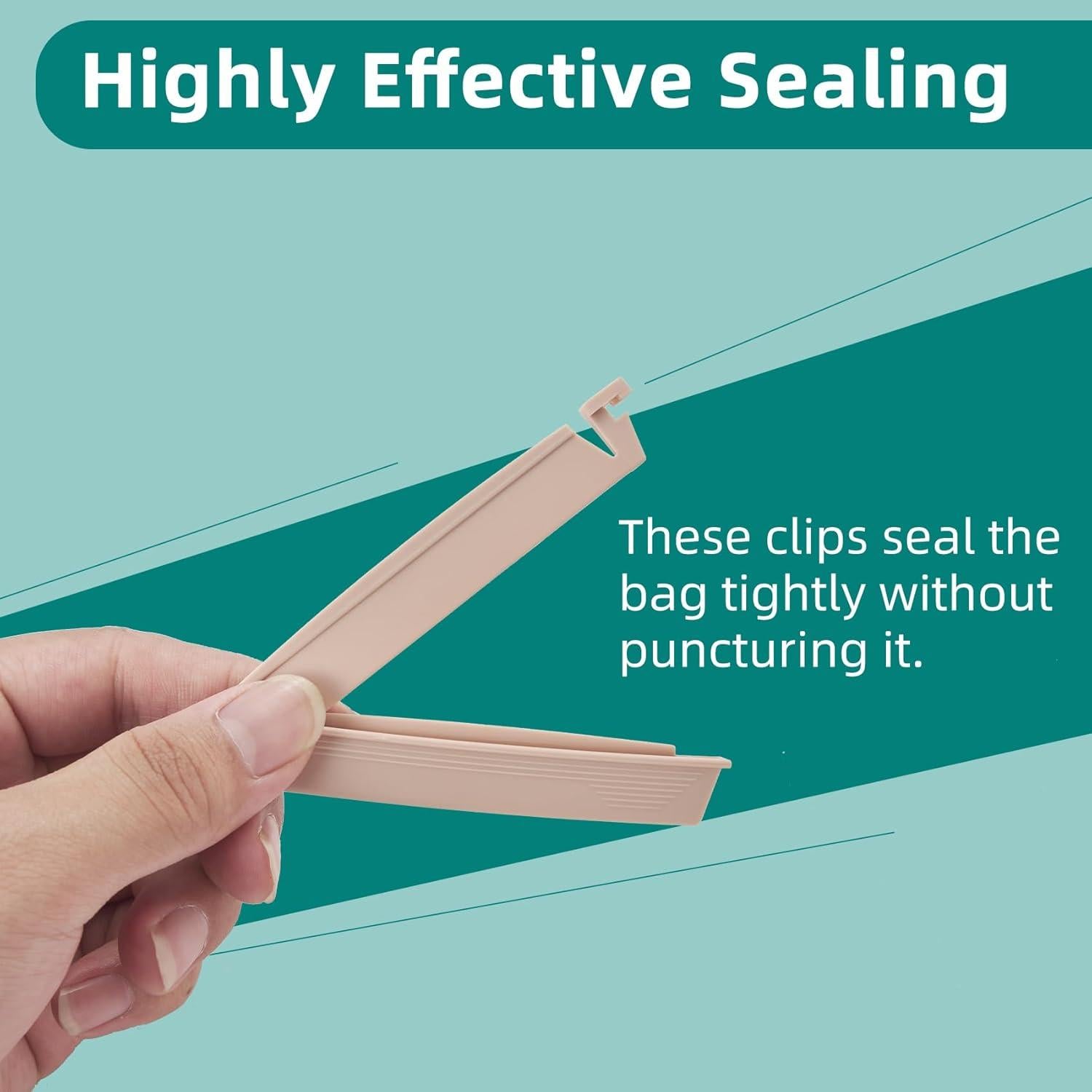 6 Clips Selladores Reutilizables para Colostomía DC, Antifugas