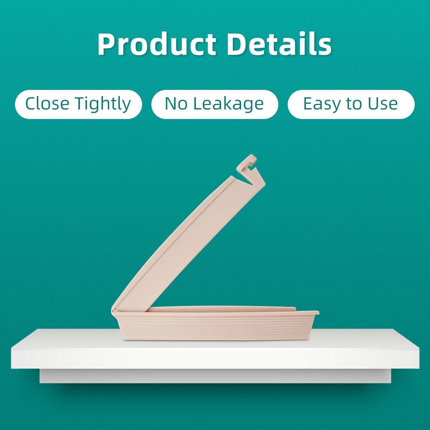 6 Clips Selladores Reutilizables para Colostomía DC, Antifugas