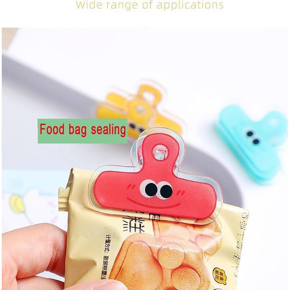 Clips de Papelería Nanaxagly - 4 Piezas, Diseño Lindo, 4.5cm