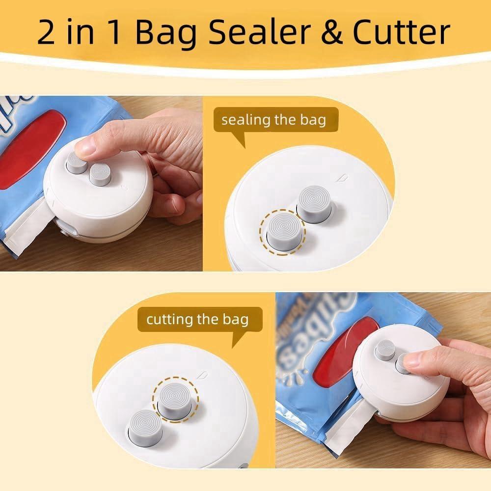 Sello de Bolsa Mini 2-en-1 Vigooup - Cortador y Sello de Calor