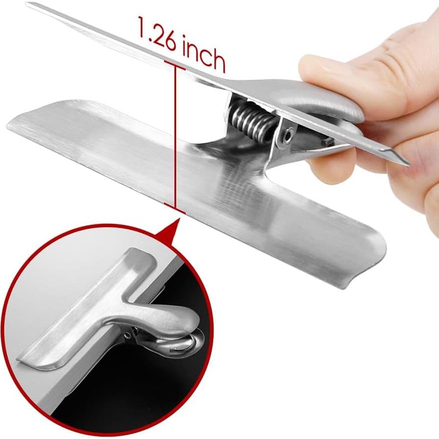 Clips de Acero Inoxidable YuCool - 6 Piezas 12 cm