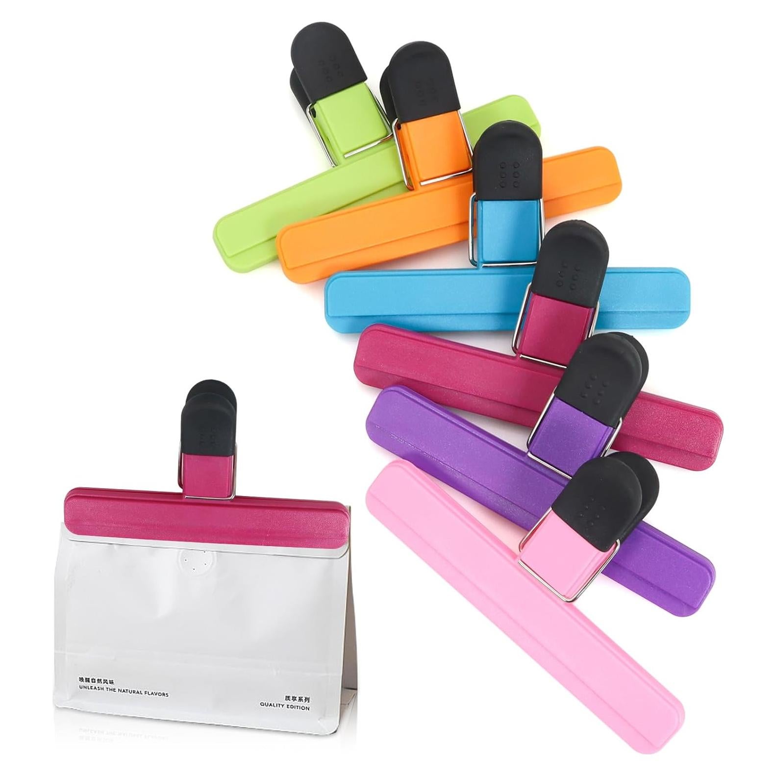 Pinzas para Bolsas de Comida Yeloumiss 6 Piezas Antideslizantes