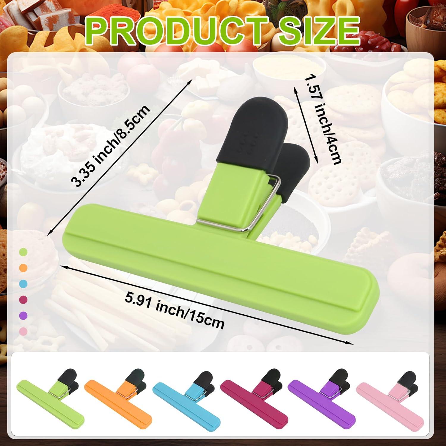 Pinzas para Bolsas de Comida Yeloumiss 6 Piezas Antideslizantes