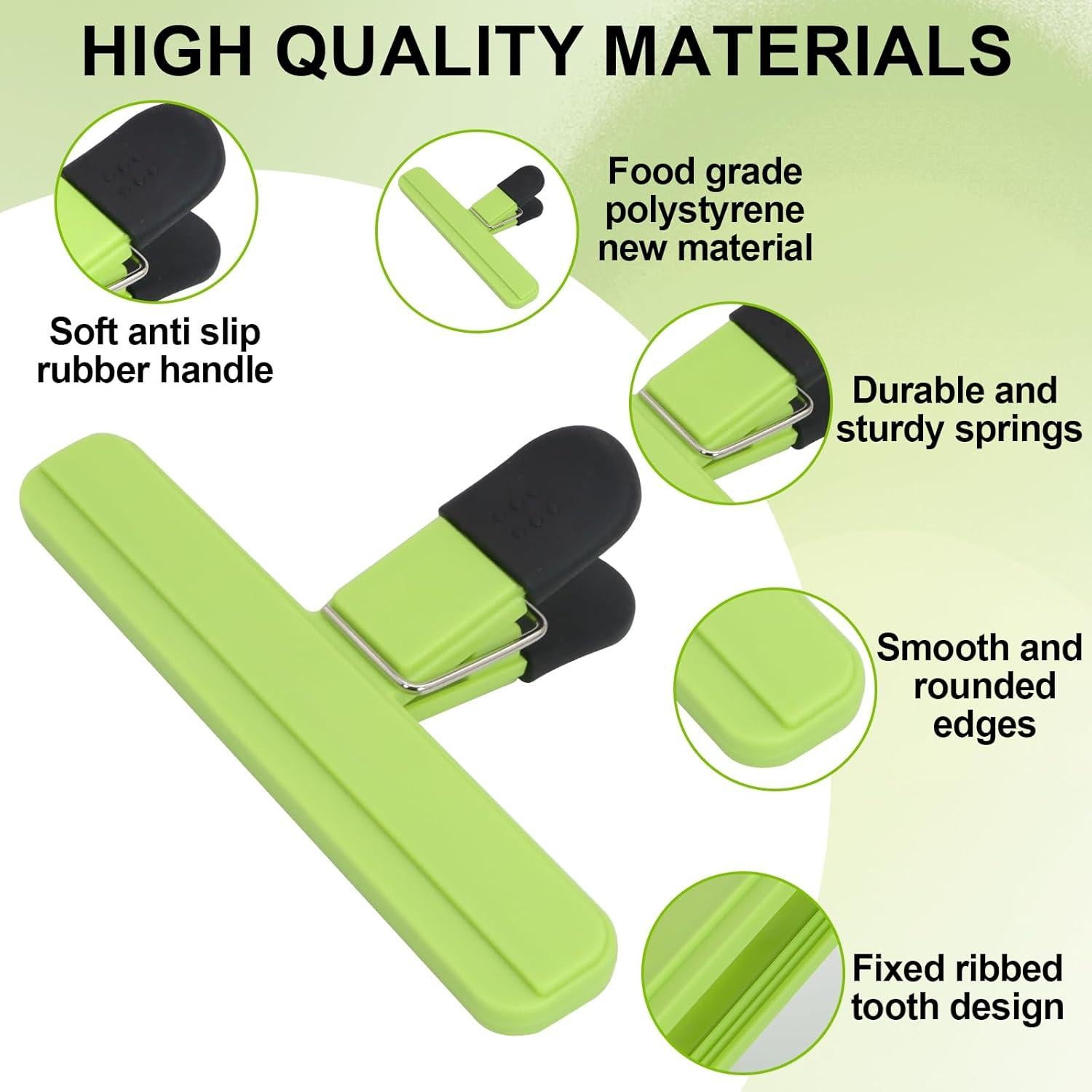 Pinzas para Bolsas de Comida Yeloumiss 6 Piezas Antideslizantes