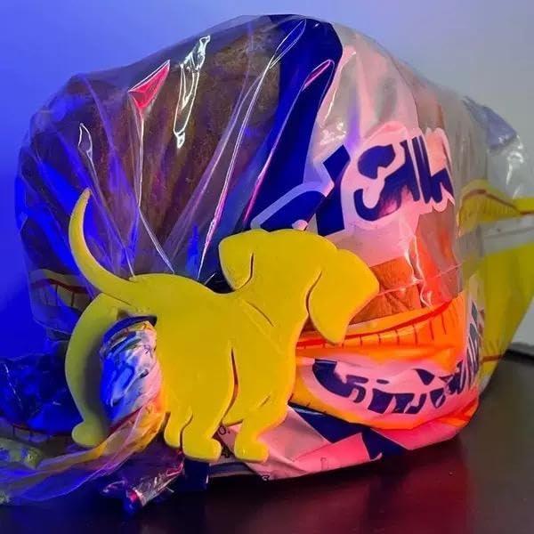 Clips de Pan Divertidos Genérico 3D Gato y Perro