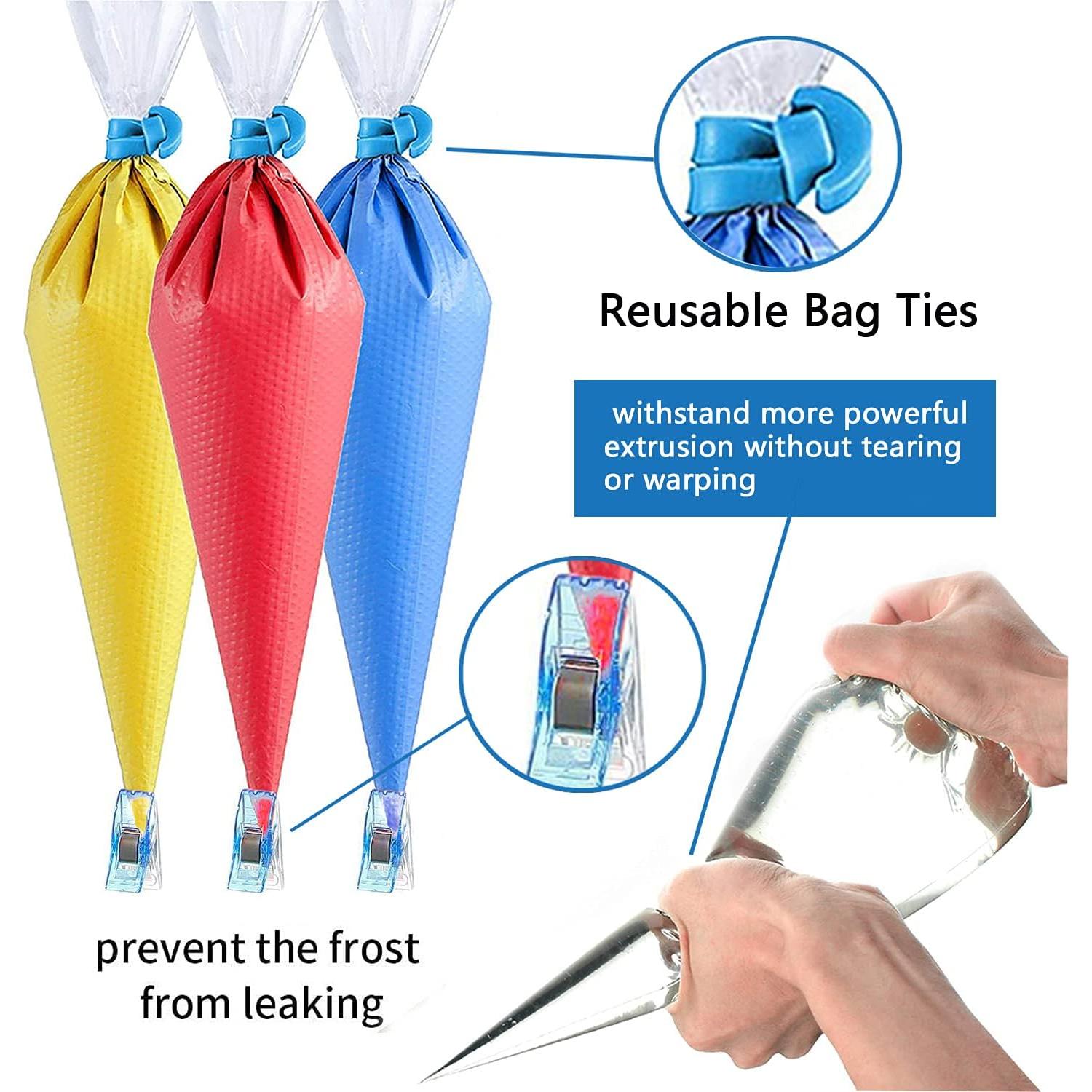 122 Piezas Bolsa de Pastelería Desechable ELJRBCK 25.4 cm