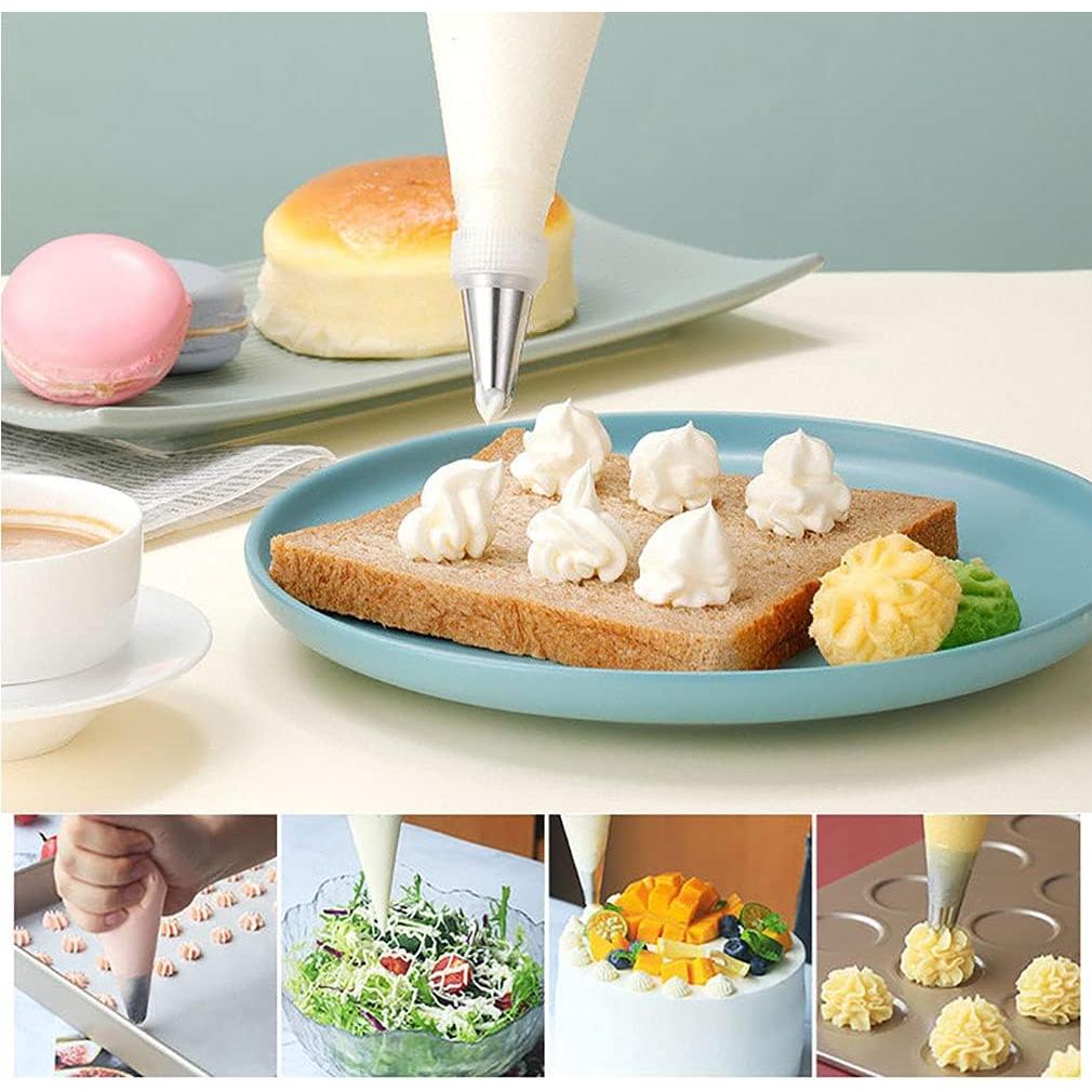 122 Piezas Bolsa de Pastelería Desechable ELJRBCK 25.4 cm