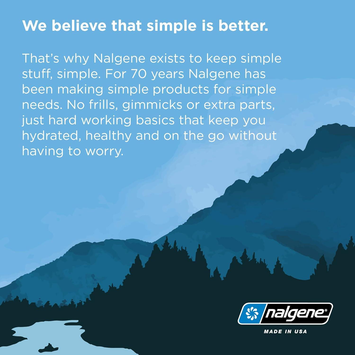 Cantimplora Nalgene Flexible 0.95L Boca Ancha Libre BPA