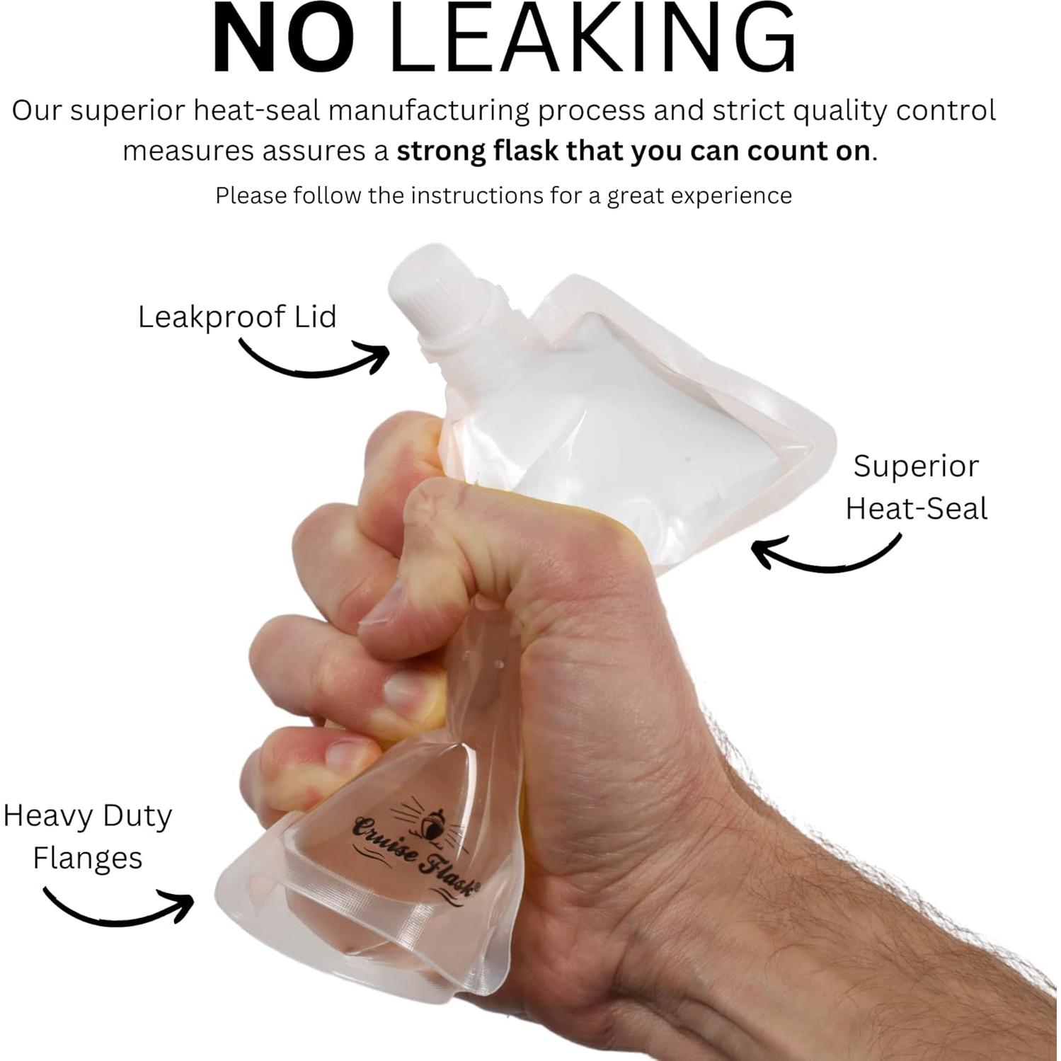 Botellas de Agua Plegables Cruise Flask 236ml - Paquete de 3