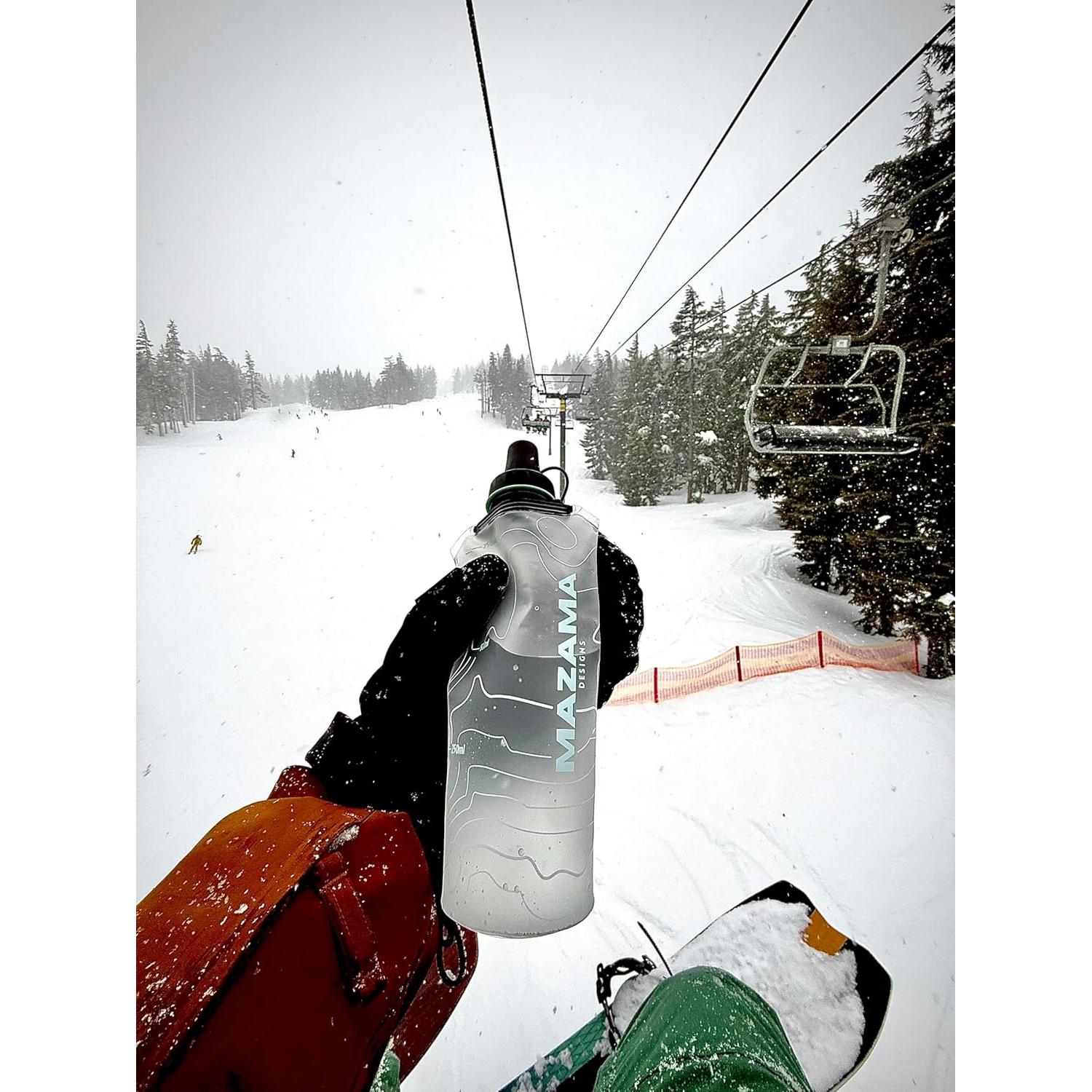 Botella de Agua Plegable Mazama Aquabend 750ml Ecológica