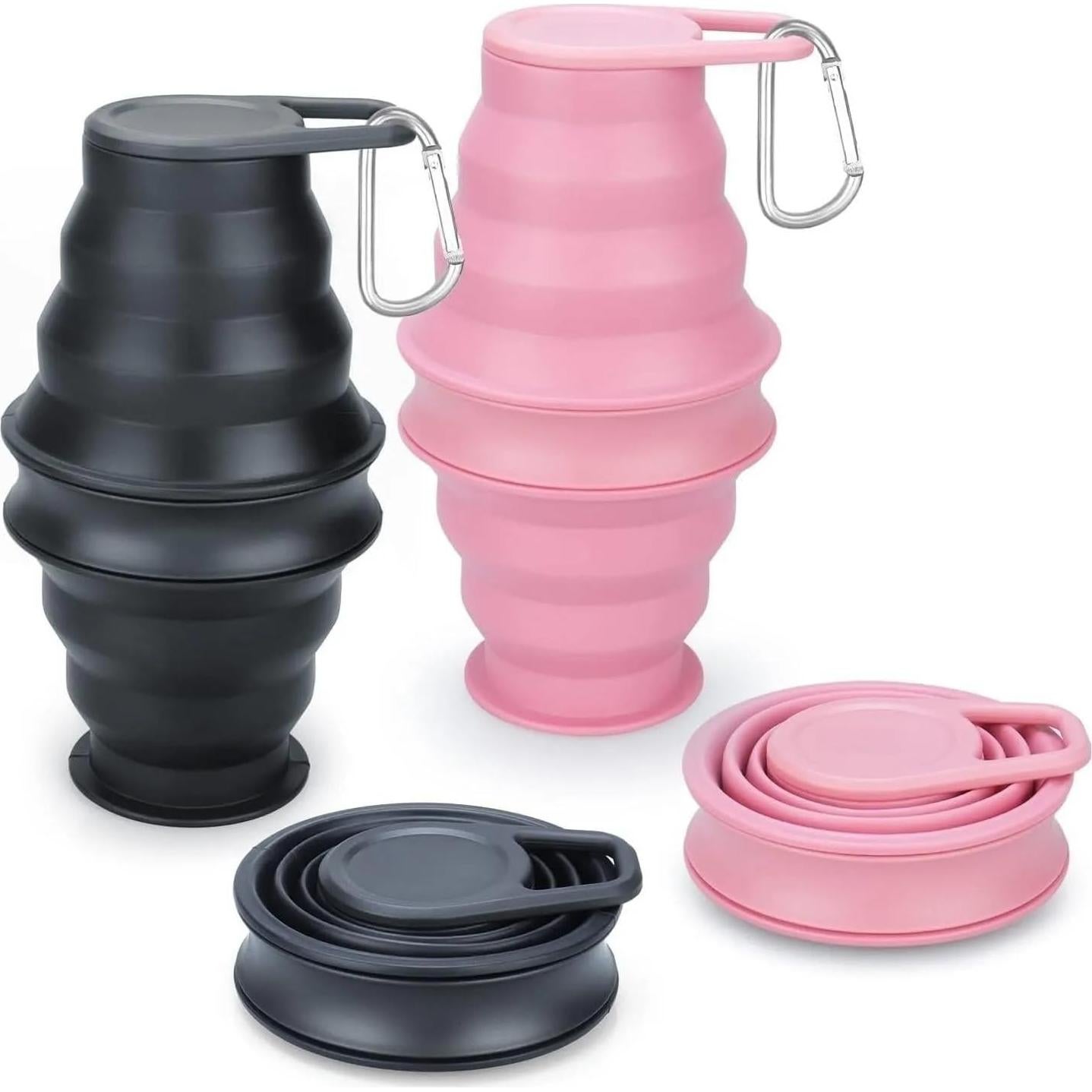 Botella de Agua Plegable Silicona Genérica 500ml Libre BPA