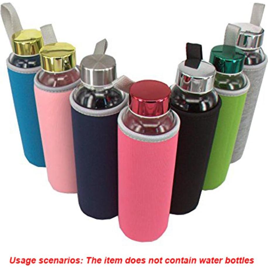 Sunkey 7 Fundas de Neopreno para Botellas de Agua 550ml