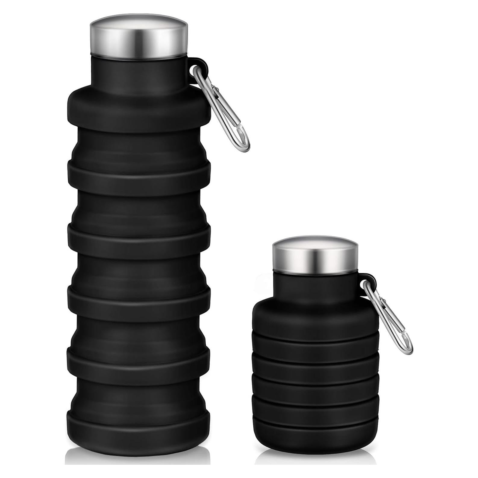 Botella de Agua Plegable Baderke 500ml Silicona Reutilizable