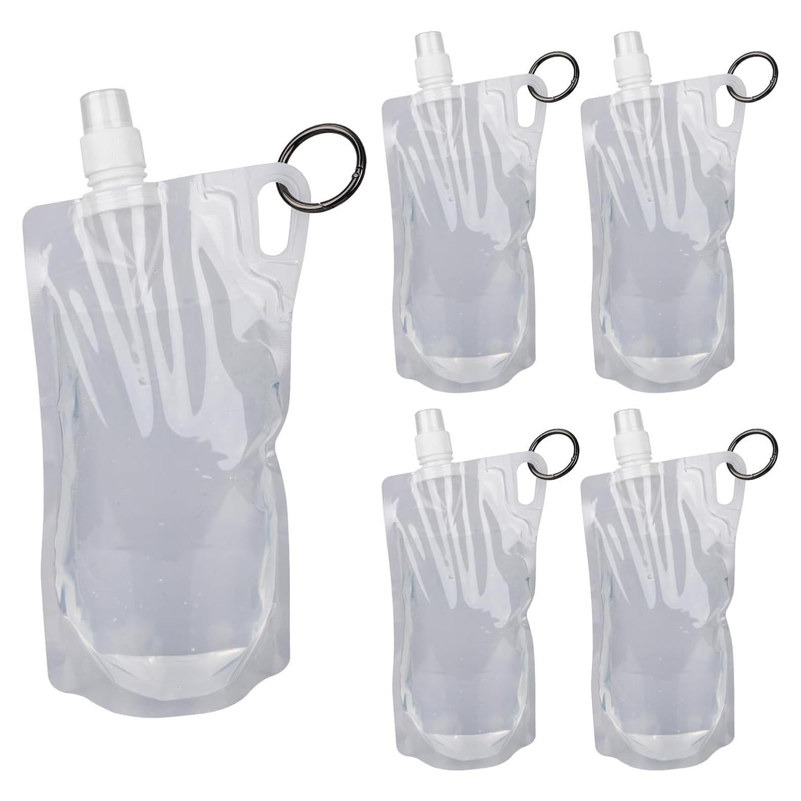 5 Botellas de Agua Plegables 1L Gosknor para Senderismo