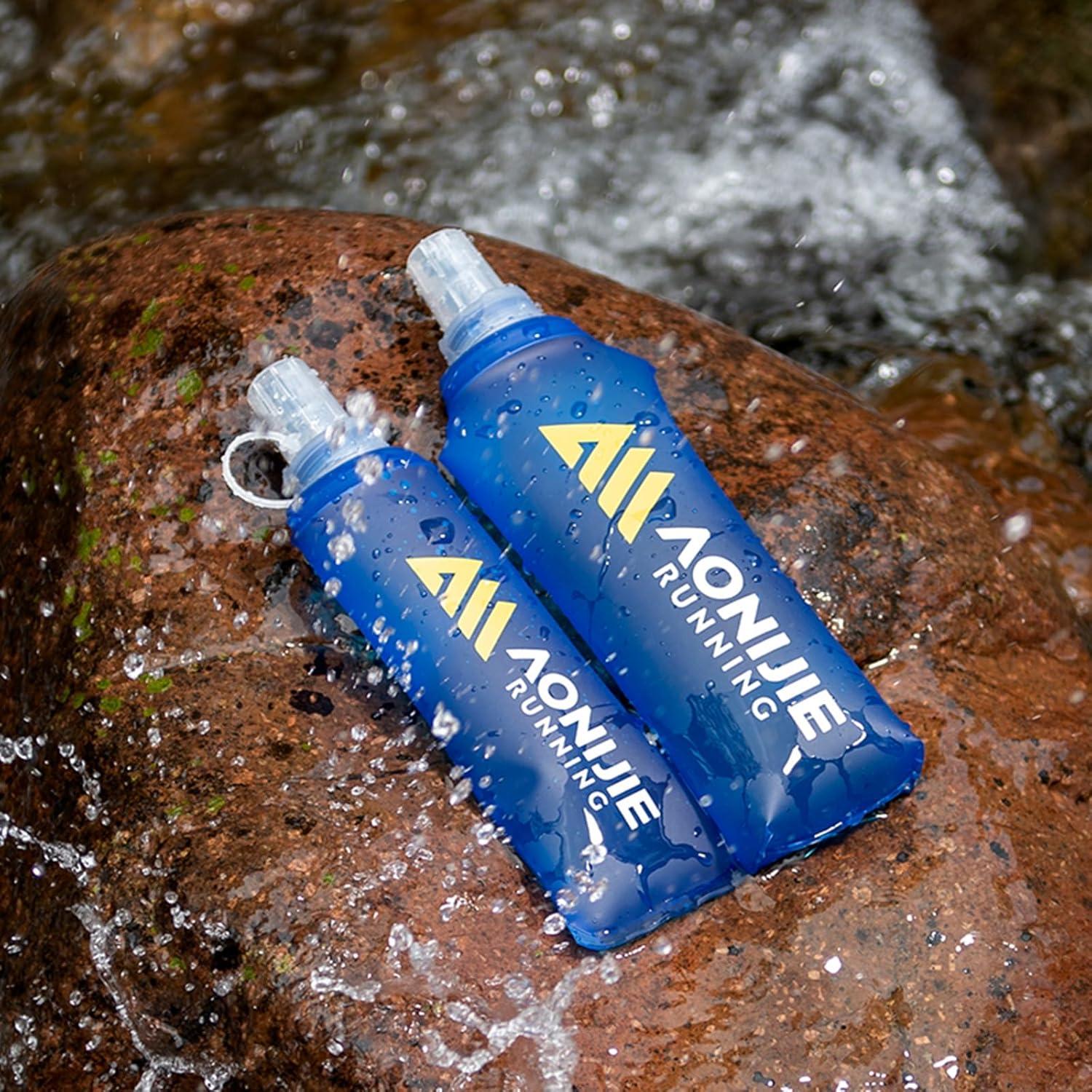 Botellas de Agua Suaves AONIJIE 500ml Plegables para Correr