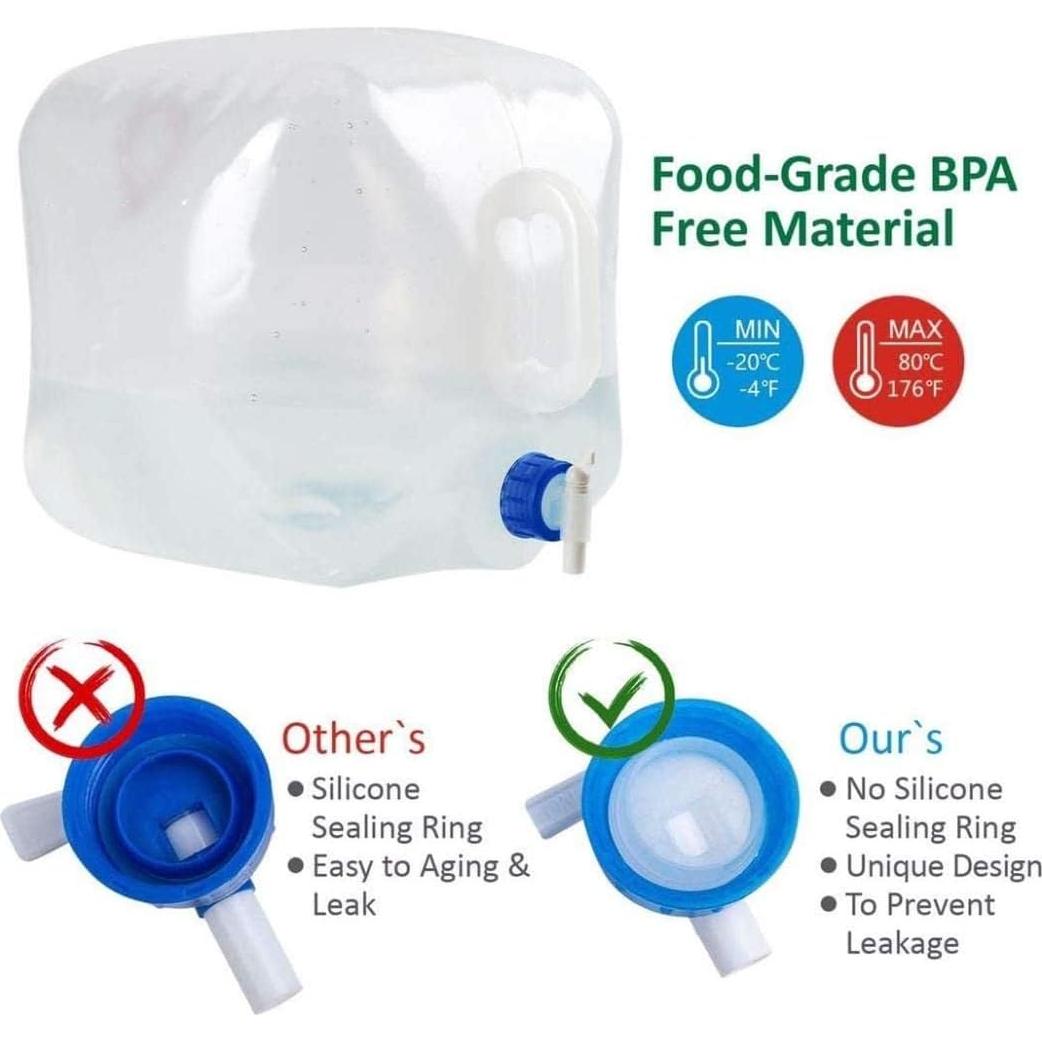 Contenedor de Agua Plegable INNO STAGE 20 Litros 2 Pack