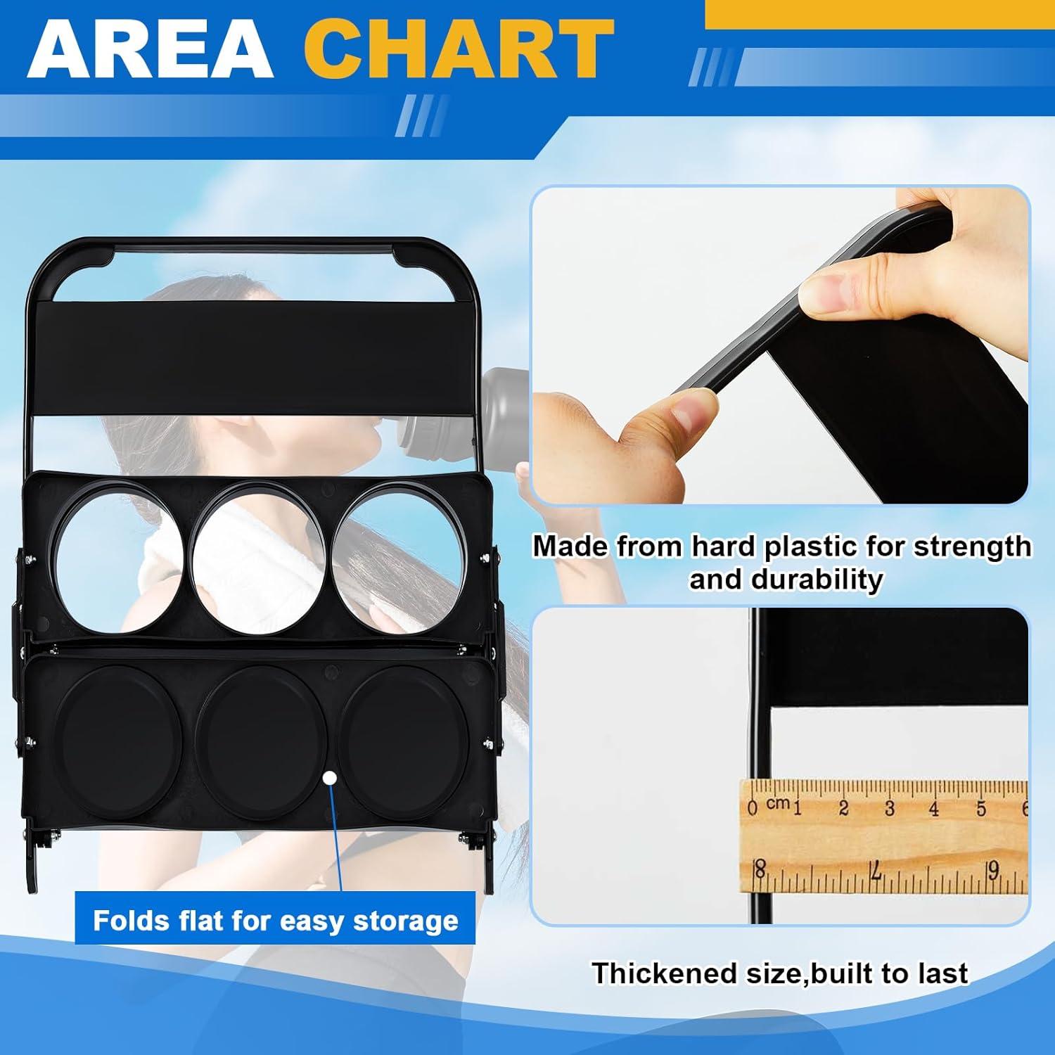 Soporte Plegable para Botellas de Agua Suclain 6 Compartimentos
