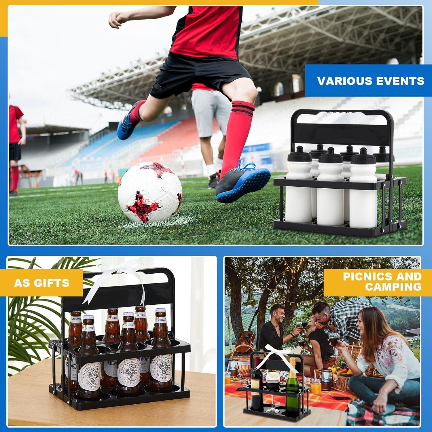 Soporte Plegable para Botellas de Agua Suclain 6 Compartimentos