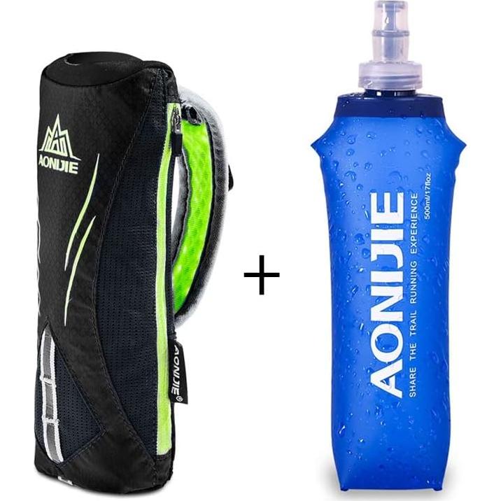 Botella de Agua Suave AONIJIE 500ml con Correa para Correr