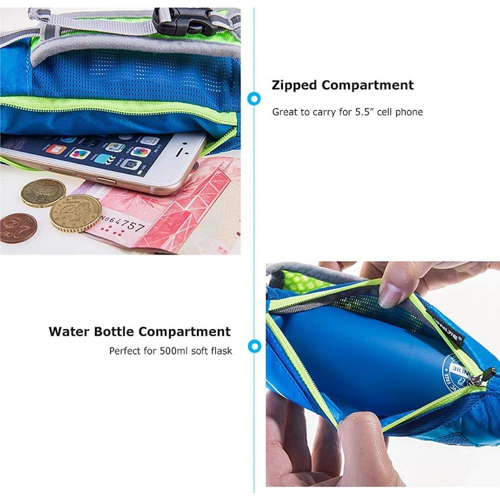 Botella de Agua Suave AONIJIE 500ml con Correa para Correr