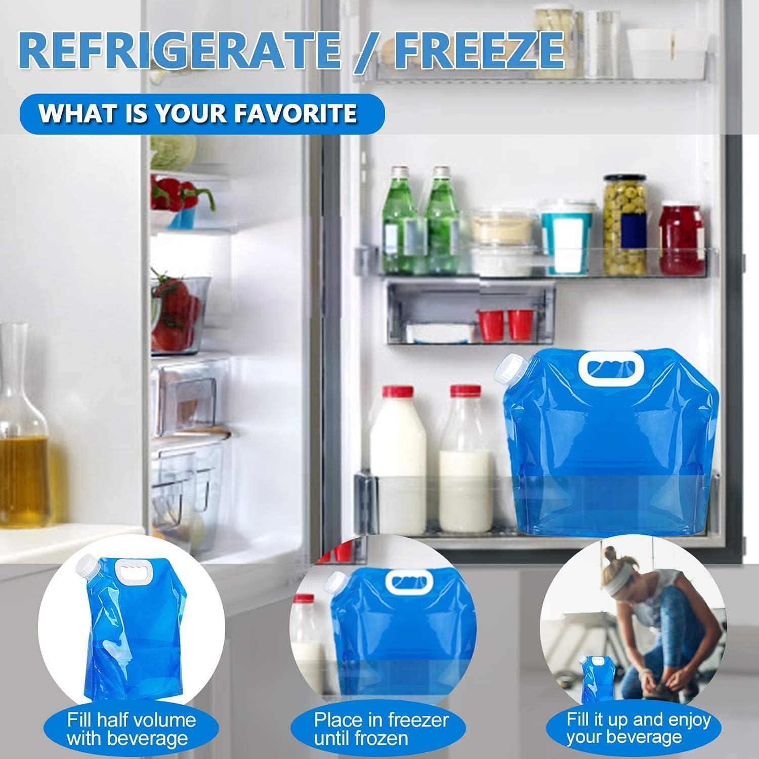 Contenedor de Agua Plegable Hakkin 4 Piezas 5L Libre BPA