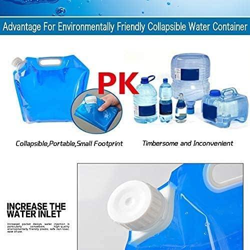 Contenedor de Agua Plegable Hakkin 4 Piezas 5L Libre BPA