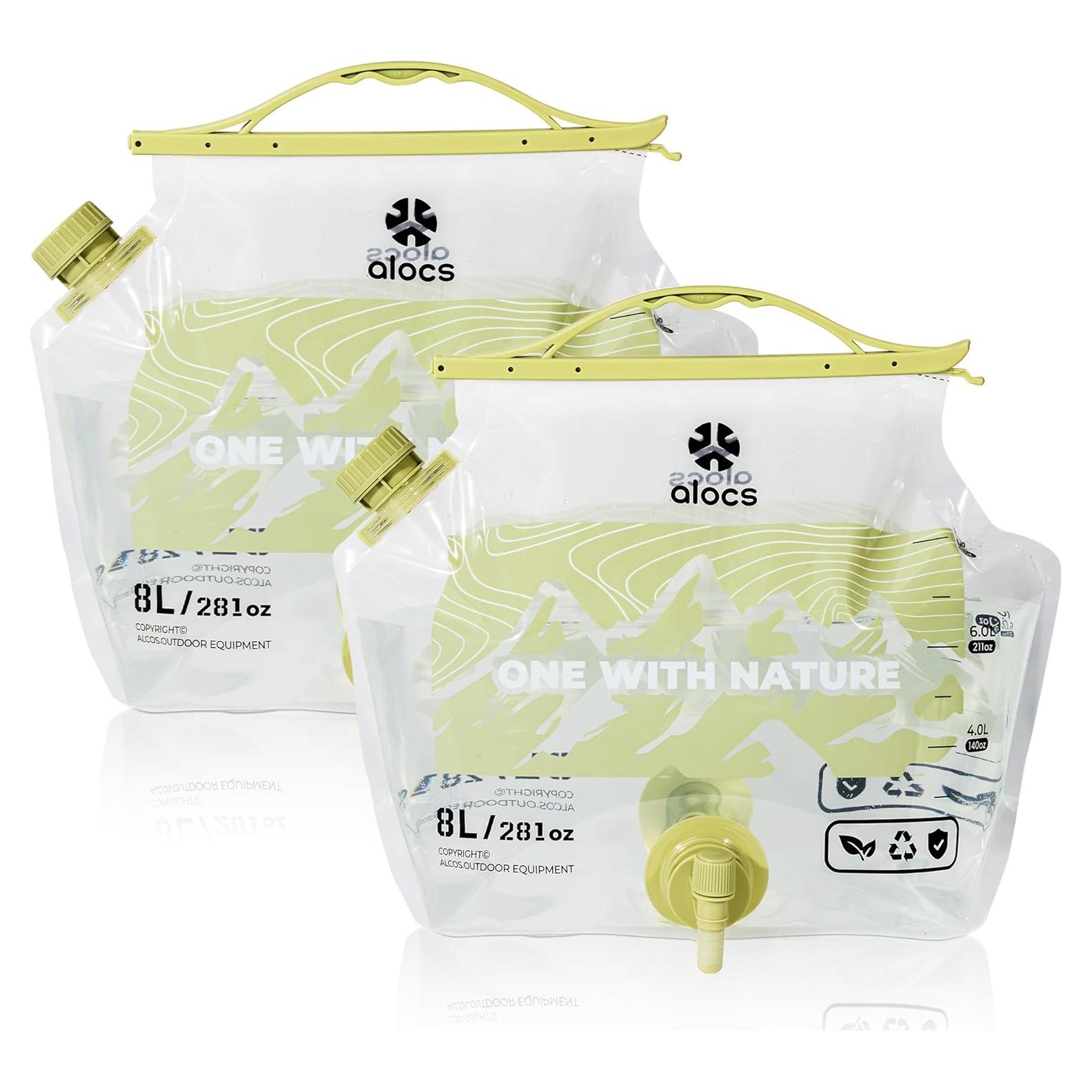 Bolsa de Agua Colapsable Alocs AC-19 8L Doble Grifo