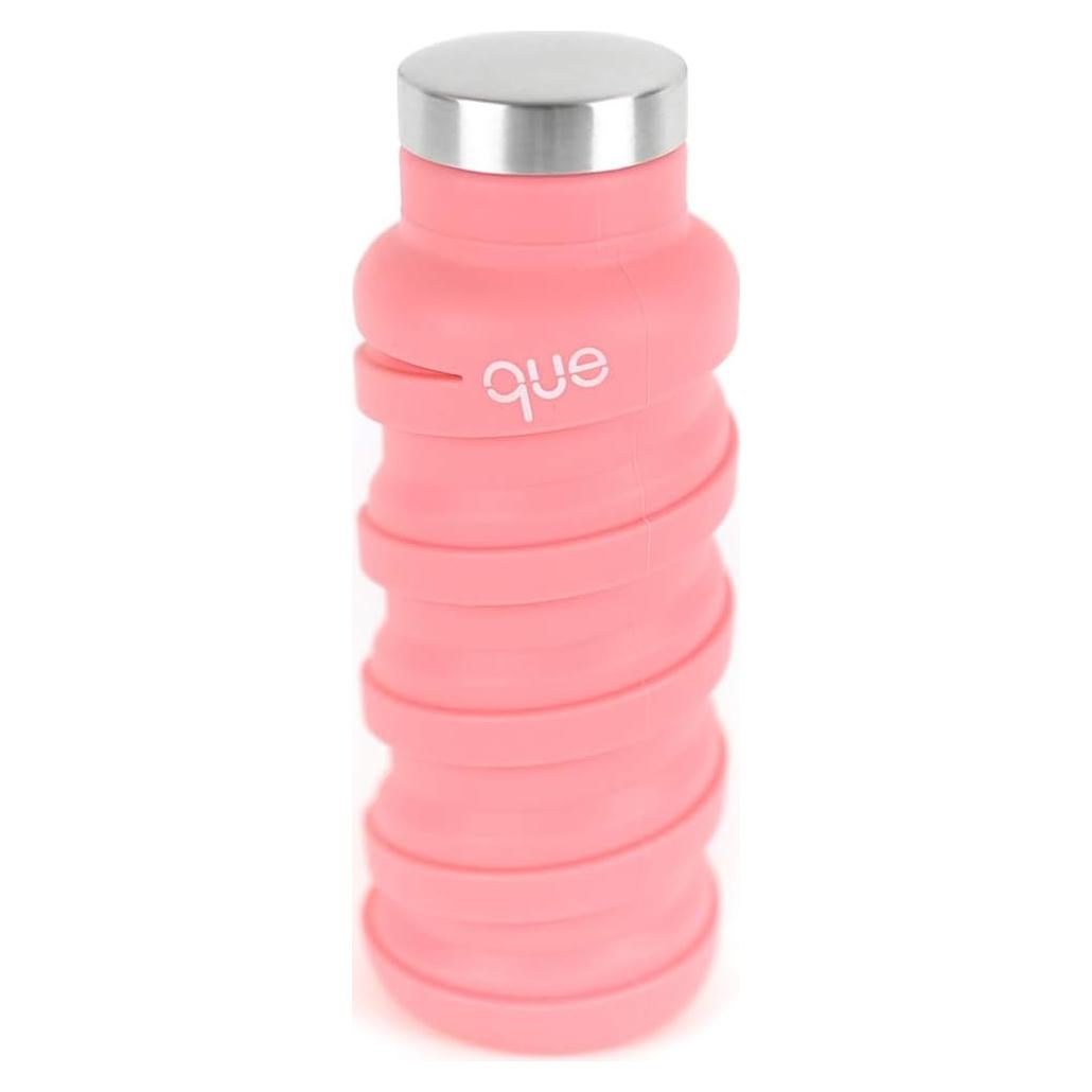 Botella de Agua Plegable que - Silicona Ecológica 340ml Rosa