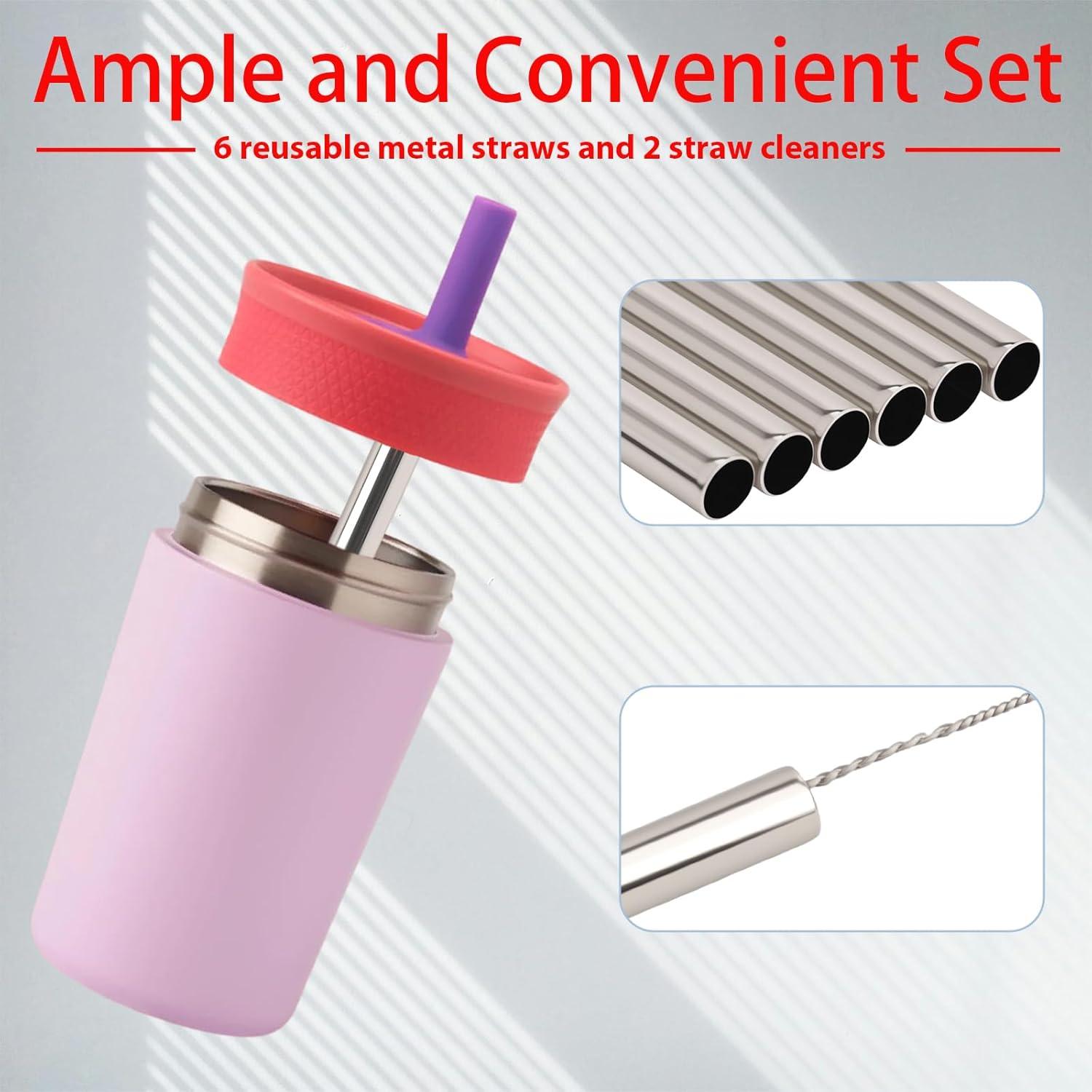 Pajitas de Acero Inoxidable SISABAMA para Owala Niños 12oz y 15oz