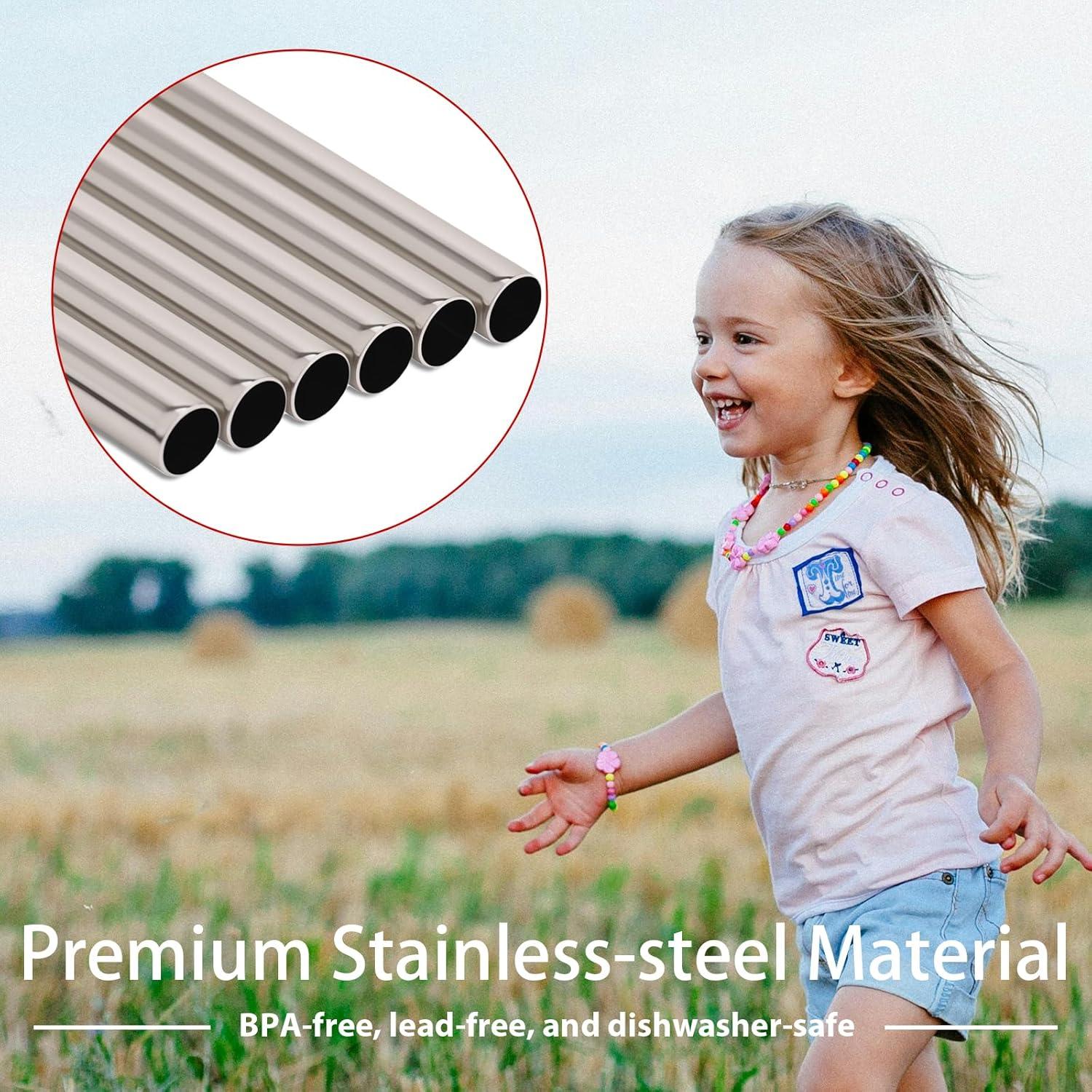 Pajitas de Acero Inoxidable SISABAMA para Owala Niños 12oz y 15oz