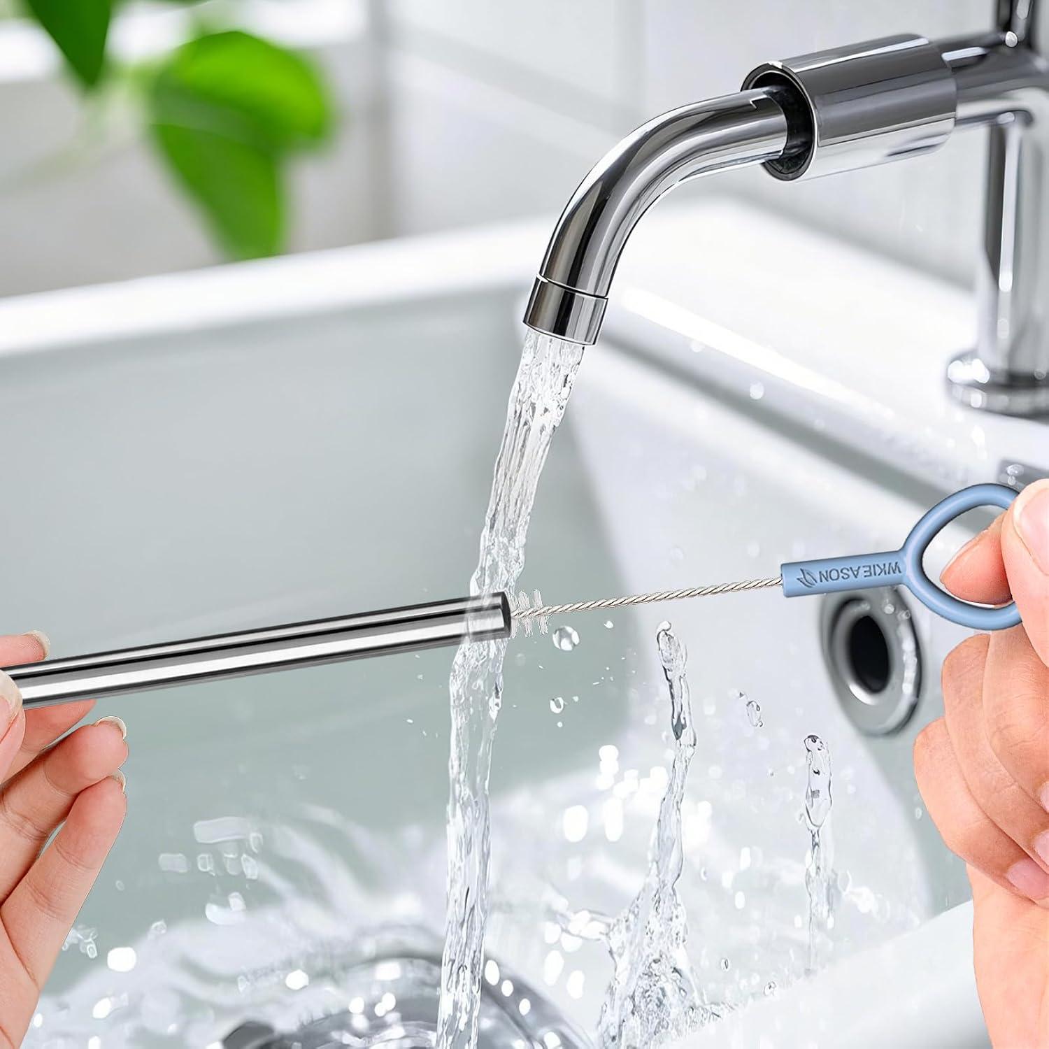 Pajitas Reutilizables de Acero Inoxidable WK IEASON 30.48 cm 6 Pcs