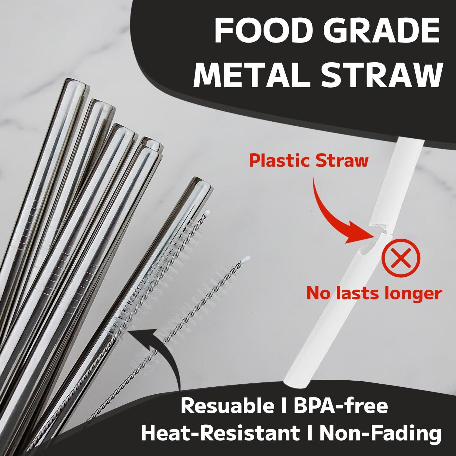 Popotes de Metal MIMORE para Stanley ProTour 30 oz - 6 Piezas