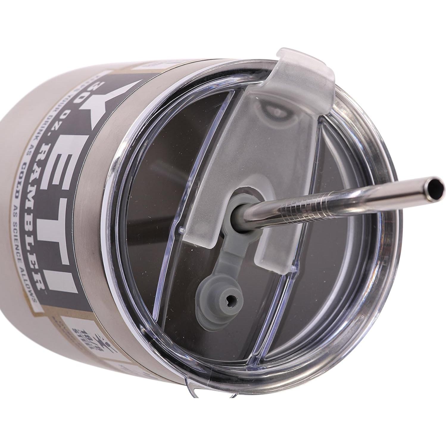 Pajitas Anchas de Acero Inoxidable CocoStraw + Tapa 30 oz