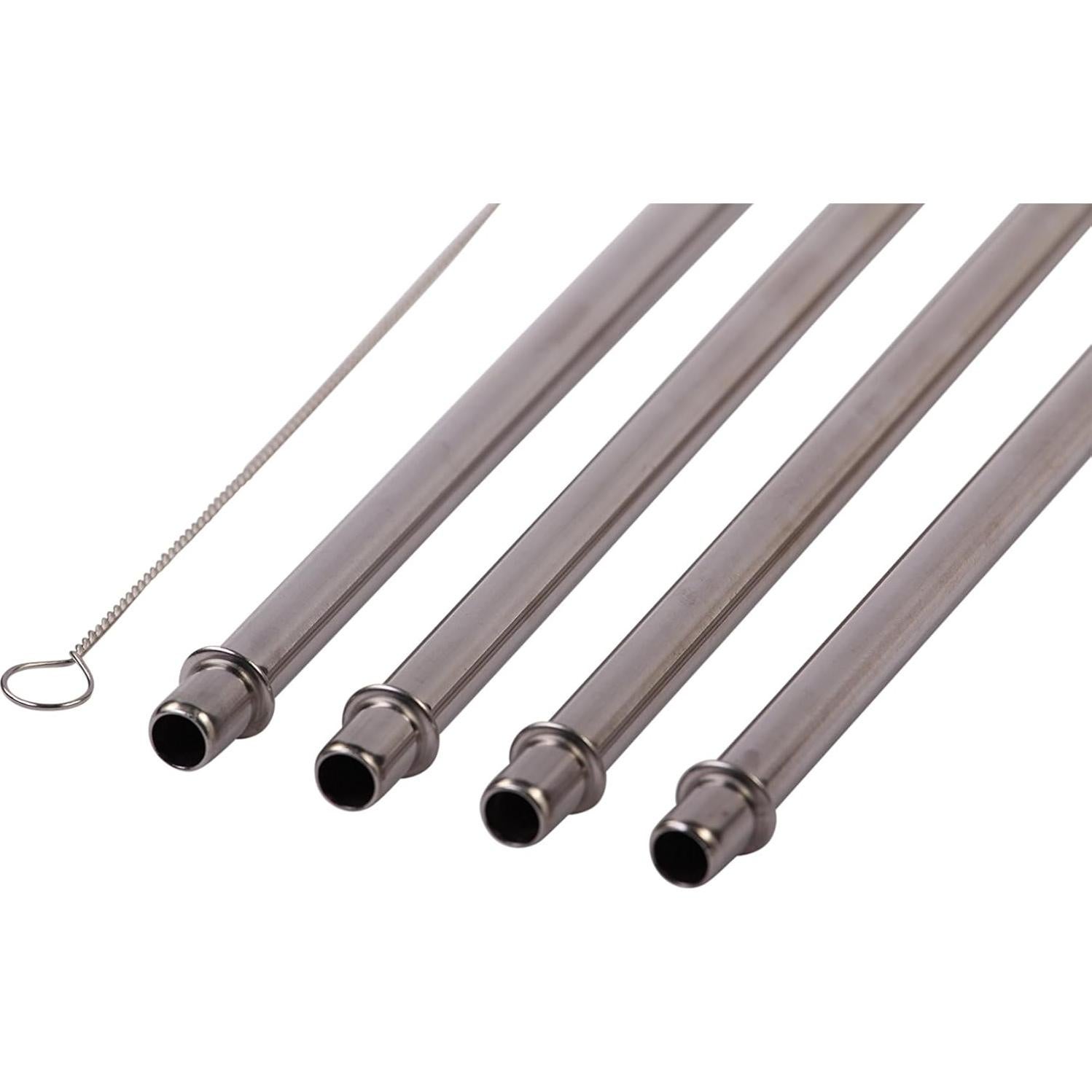 Pajitas Anchas de Acero Inoxidable CocoStraw + Tapa 30 oz