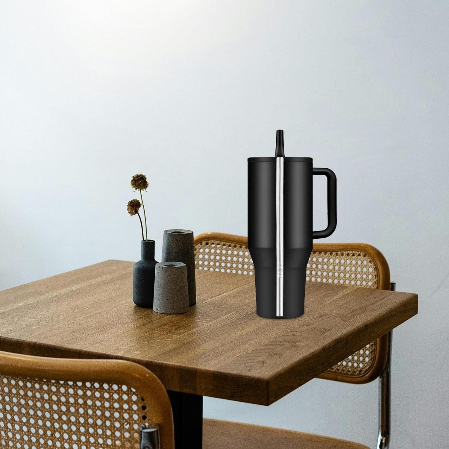 Paquete de 4 Pajillas de Acero Inoxidable Gosknor 19.5 cm