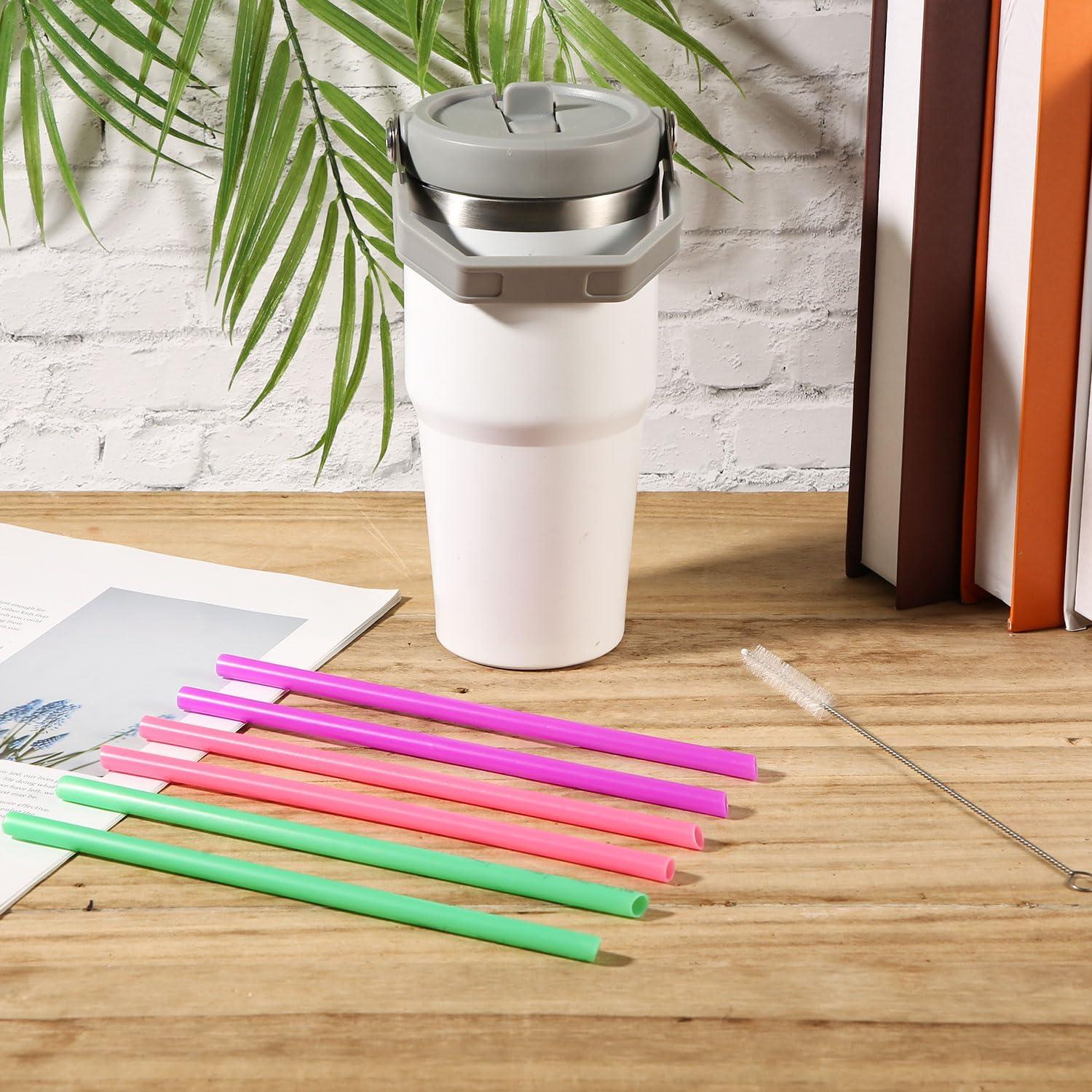 6 Popotes Reutilizables PEUTIER para Vaso Stanley 20-64oz