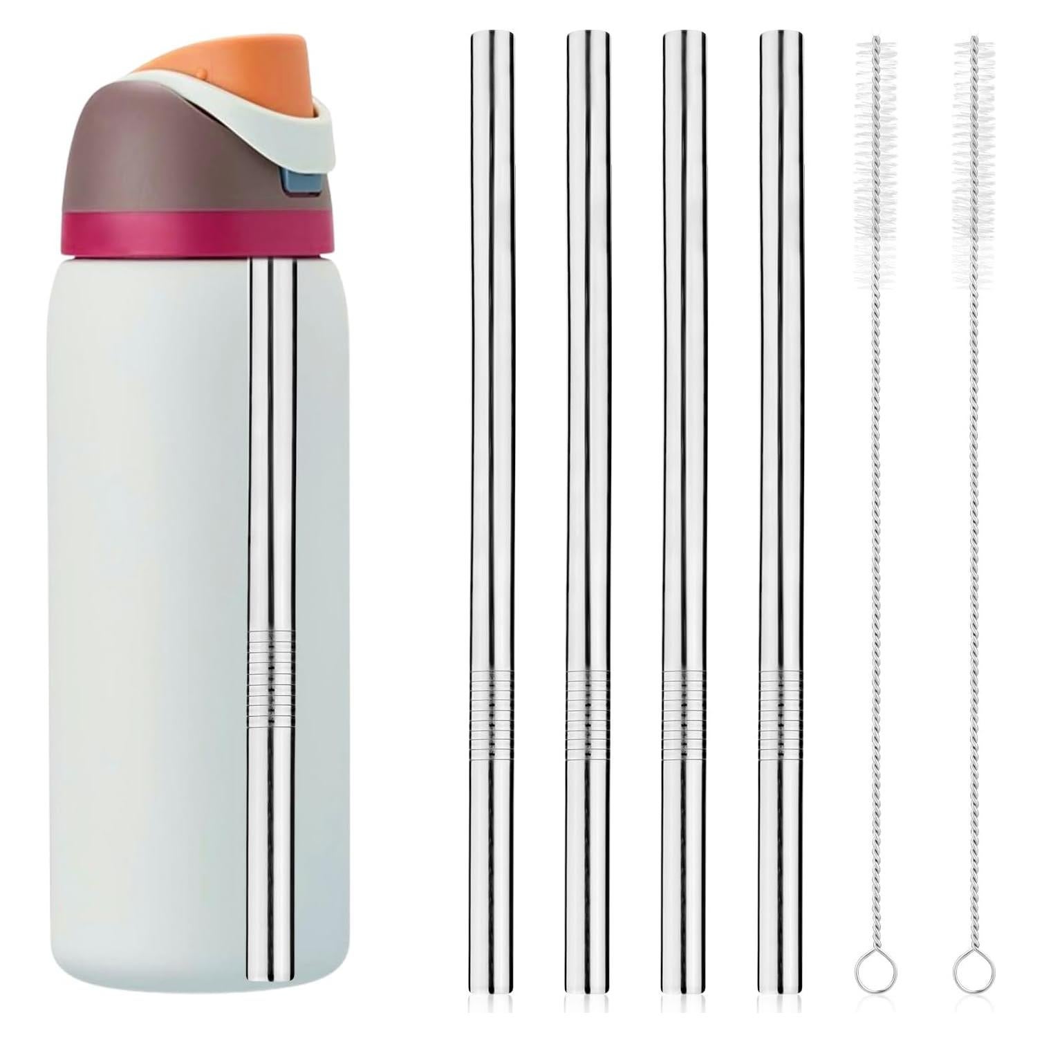 4 Popotes de Metal Reemplazo BOXOB para Owala Kids 16oz