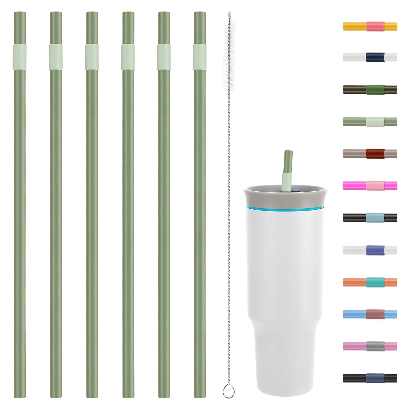 Popotes Reemplazo LUMIMITUAN para Vaso Owala 40 oz - 6 Pzas