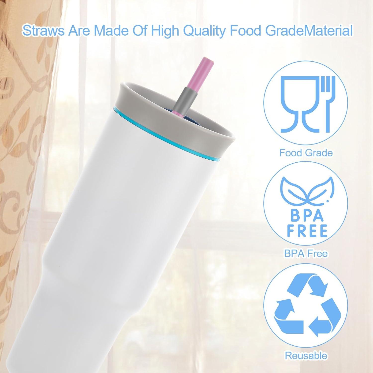 Popotes Reemplazo LUMIMITUAN para Vaso Owala 40 oz - 6 Pzas