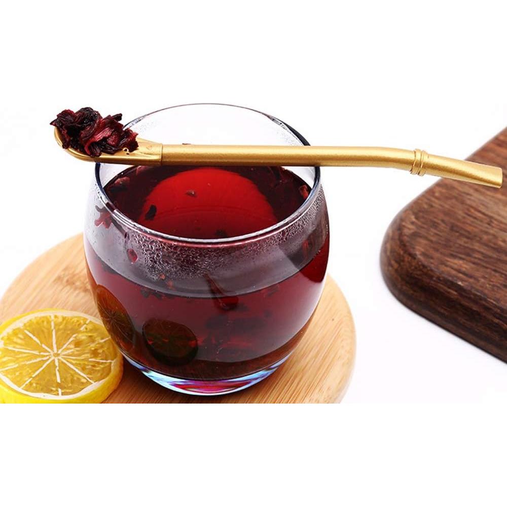 Cuchara Filtro de Acero Inoxidable 5 Colores con Cepillo