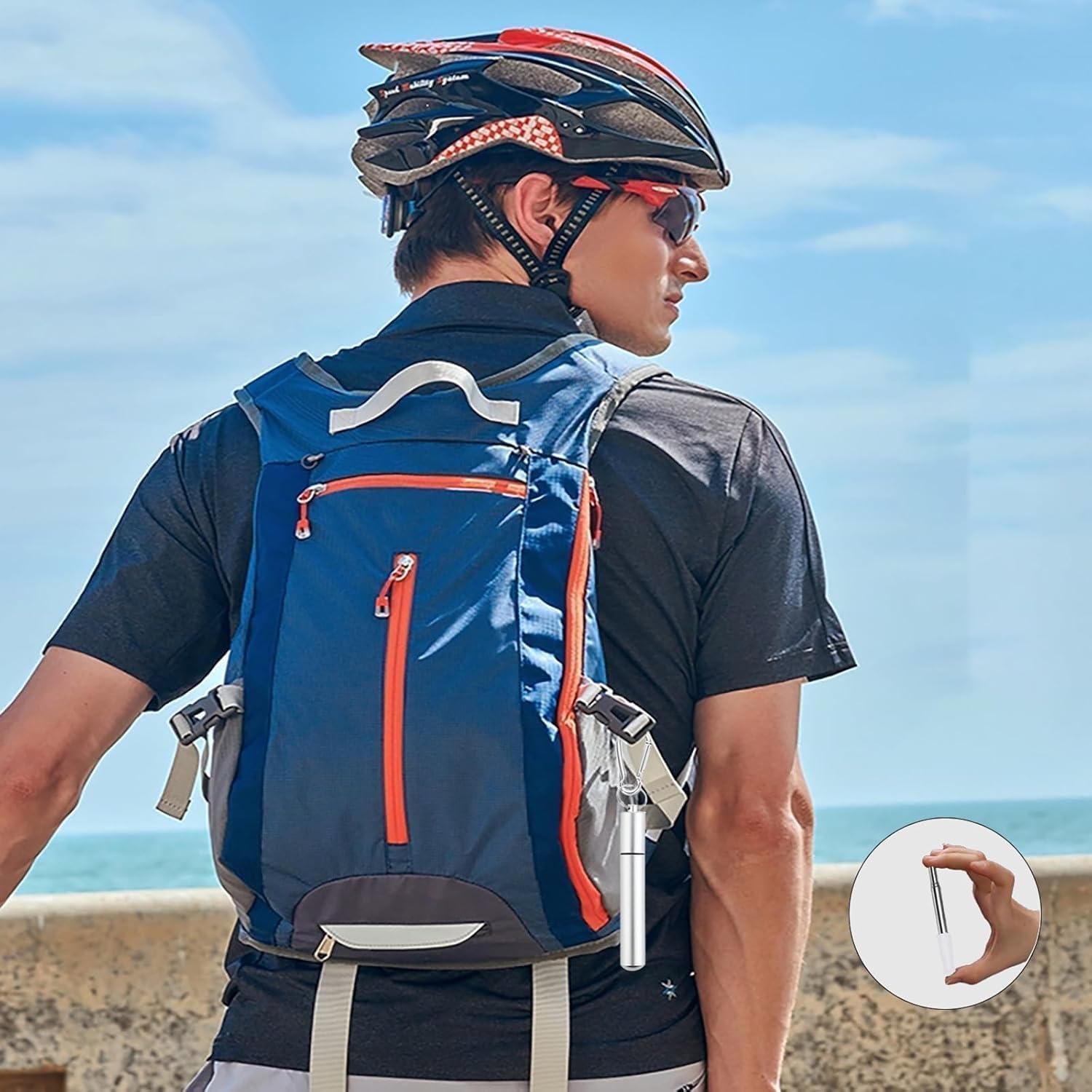 Popotes Reutilizables de Acero Inoxidable Foweroty - 2 Piezas